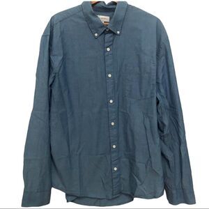 FREE ASSEMBLY DENIM Shirt, Blue Size XL